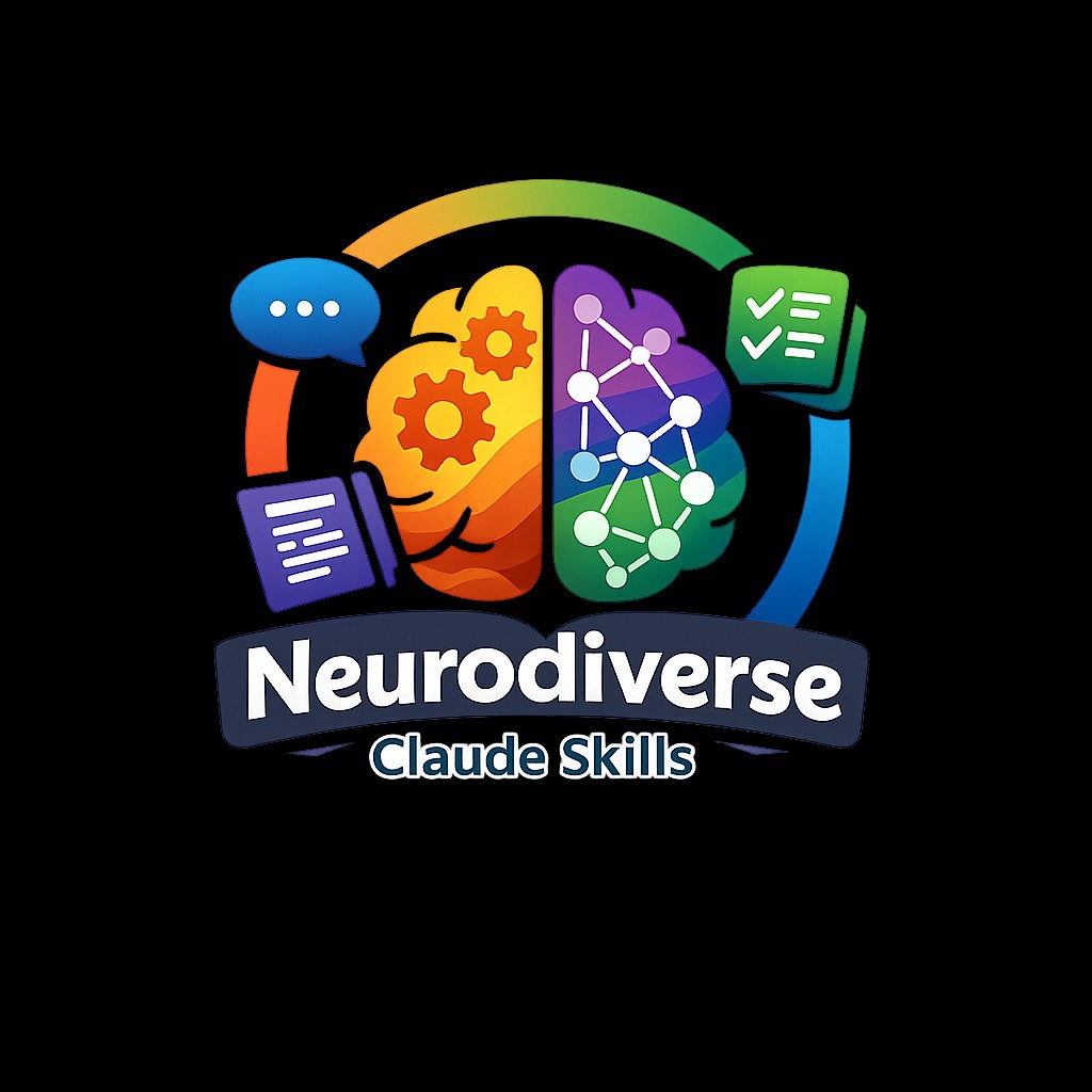 Neurodiverse Claude Skills project screenshot